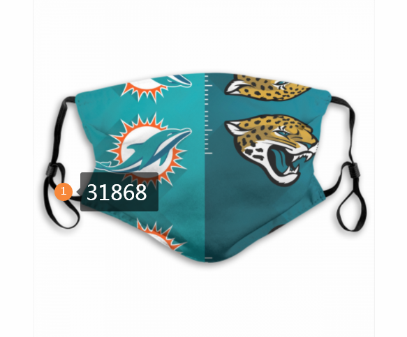 NFL Miami Dolphins 842020 Dust mask with filter